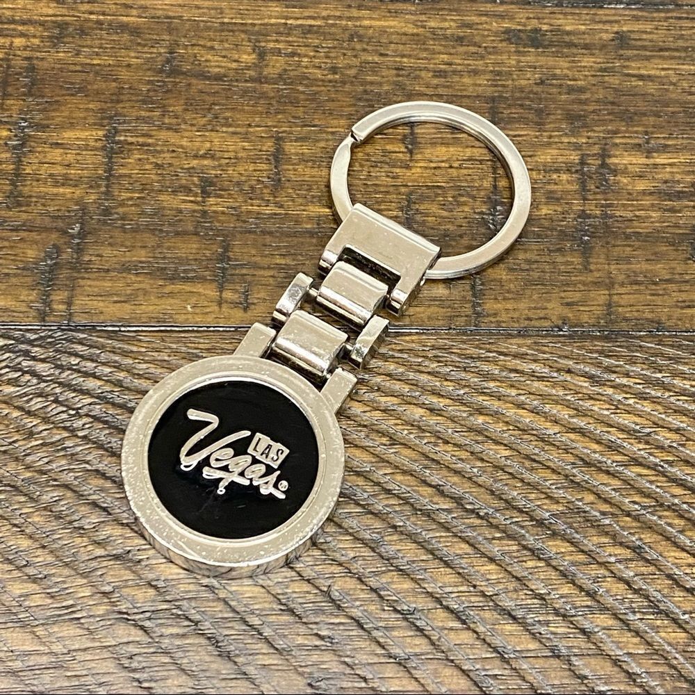 Las Vegas Souvenir Steel Key Ring